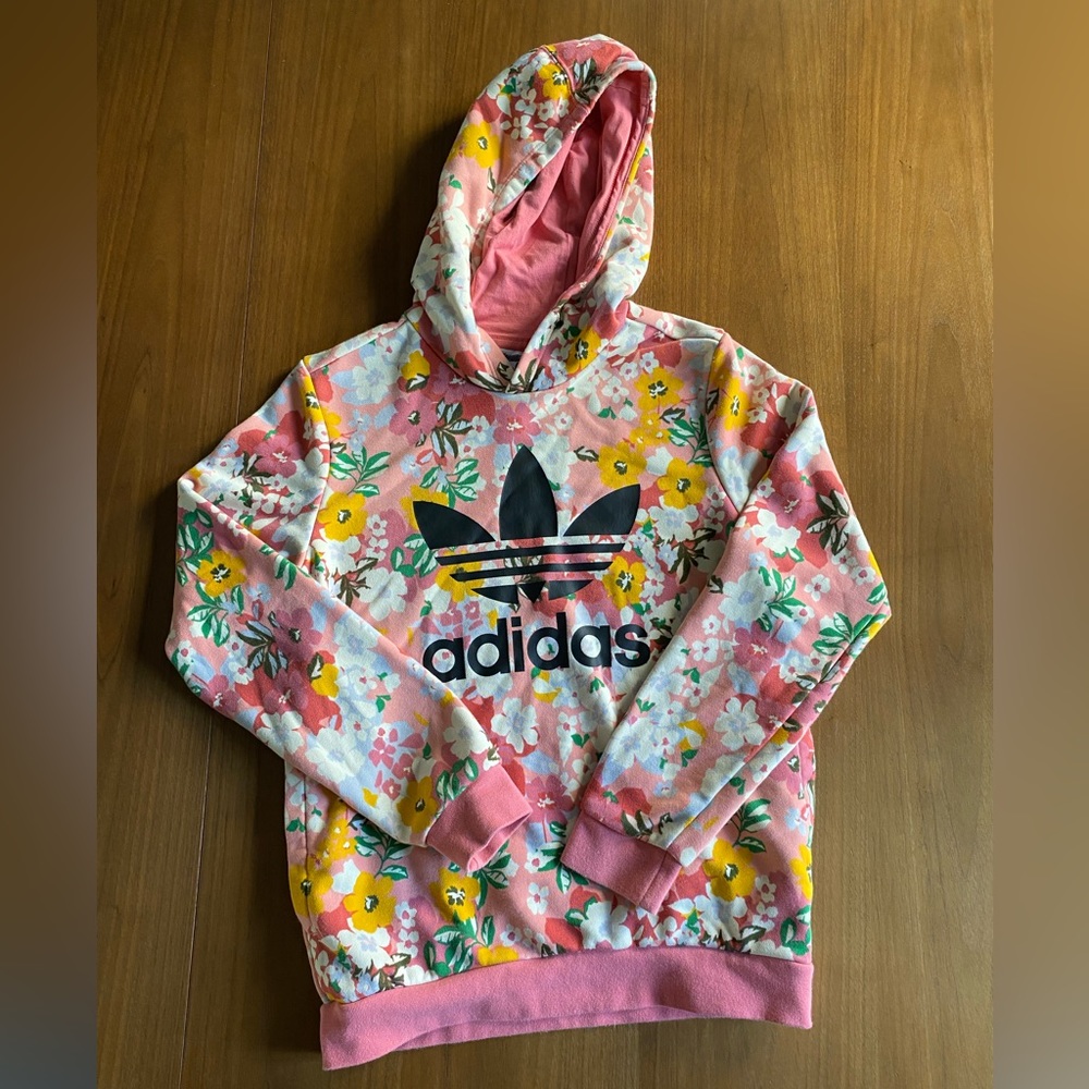 ADIDAS FLORAL HOODIE
